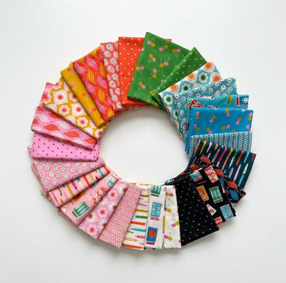 Trinketry Essential Plus Fat Quarter Bundle – 26 Piece Curated Set – Ruby Star Society Fabric – Quilt Ready Cotton Bundle