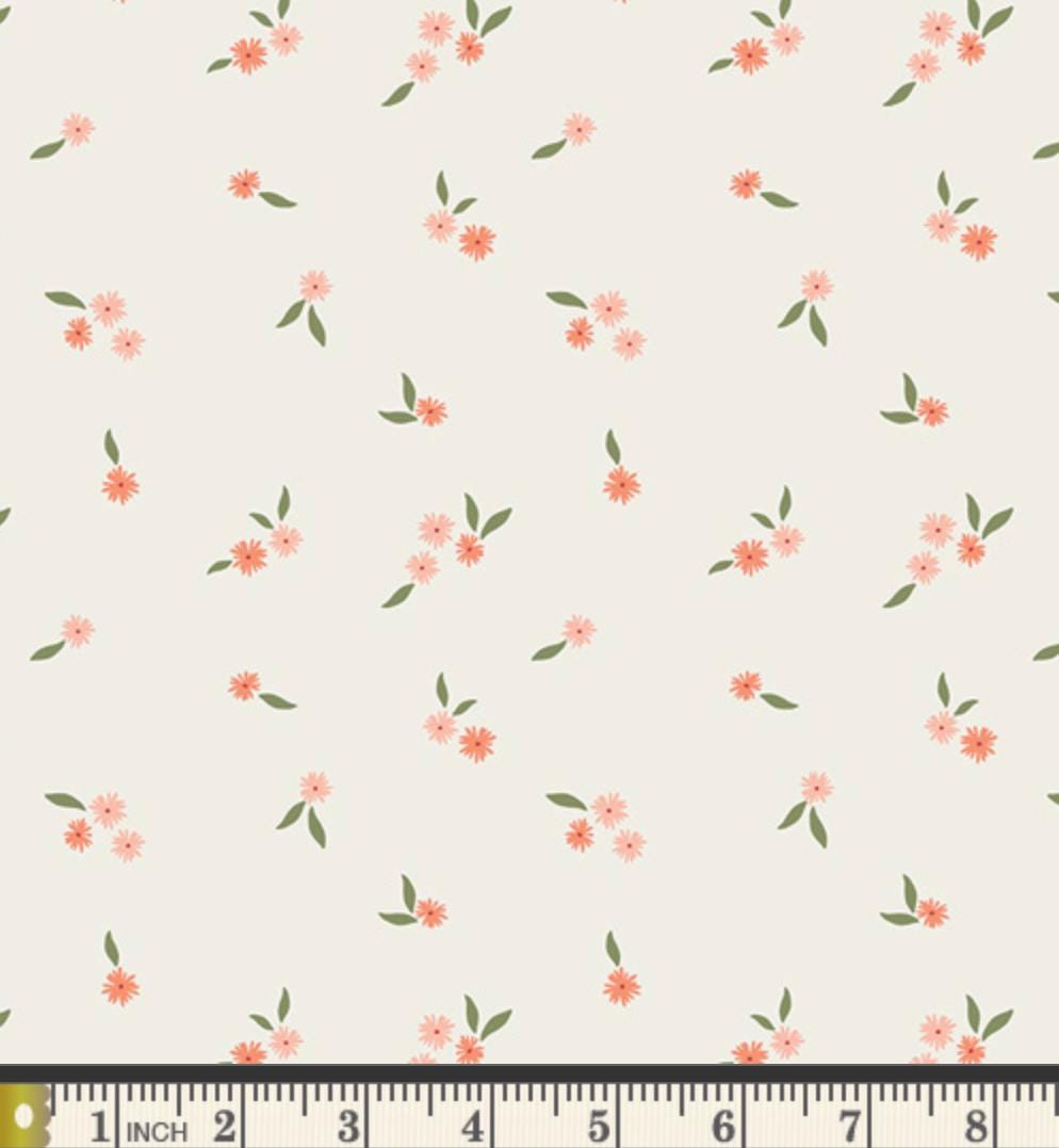 Wildflower Sprinkle Floral Fabric | Sewcial Bee Collective for Art Gallery Fabrics | Summer Homestead Floral Quilting Cotton by the Yard