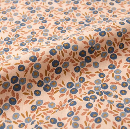 Blueberry Hill Fabric | Summer Homestead by Sewcial Bee Collective | Art Gallery Fabrics Blue Floral Cotton Fabric by the Yard
