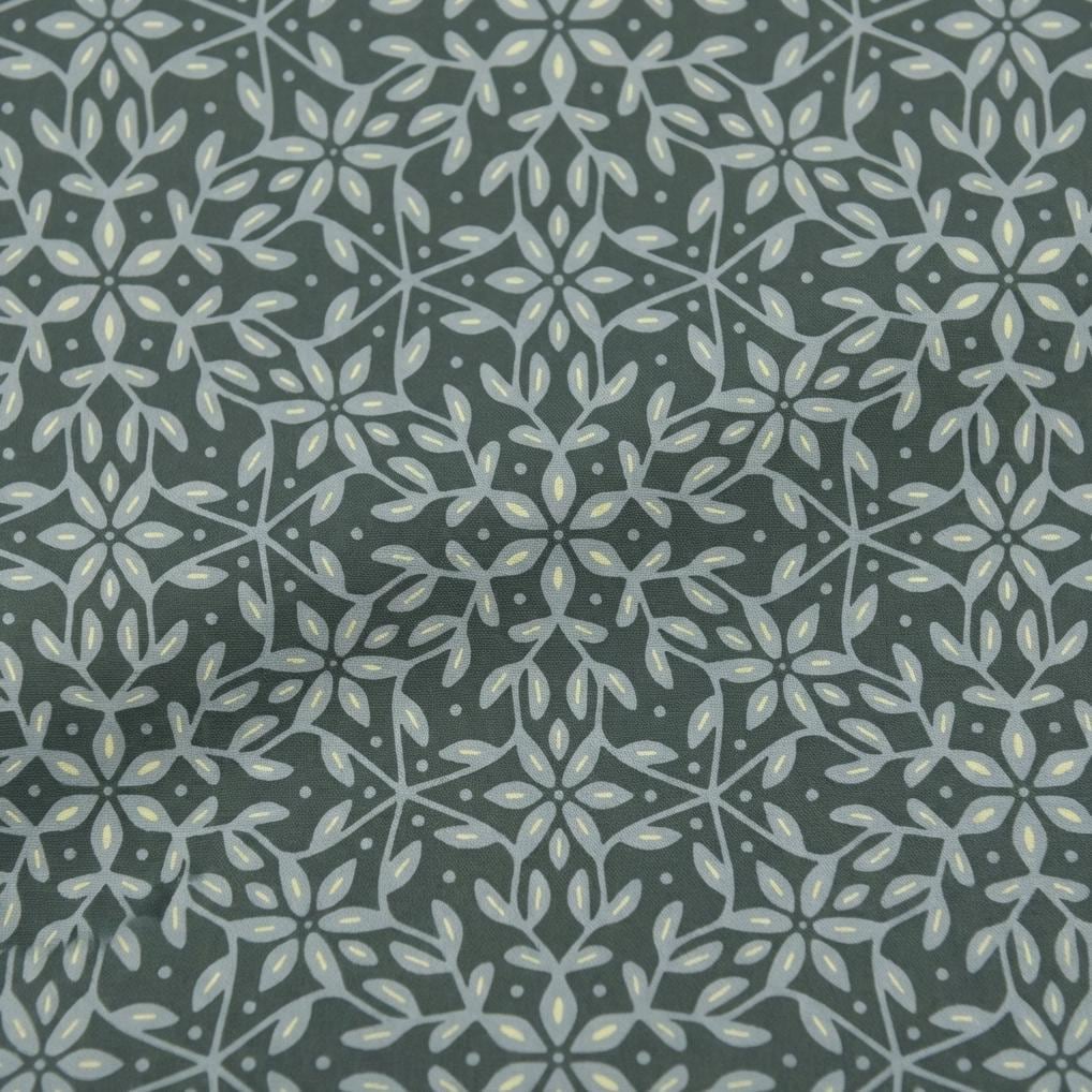 Climbing Ivy Fabric Sage | Summer Homestead by Sewcial Bee Collective | Art Gallery Fabrics Geometric Floral Cotton Fabric by the Yard