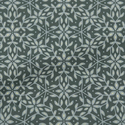 Climbing Ivy Fabric Sage | Summer Homestead by Sewcial Bee Collective | Art Gallery Fabrics Geometric Floral Cotton Fabric by the Yard