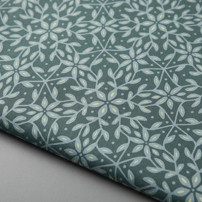 Climbing Ivy Fabric Sage | Summer Homestead by Sewcial Bee Collective | Art Gallery Fabrics Geometric Floral Cotton Fabric by the Yard