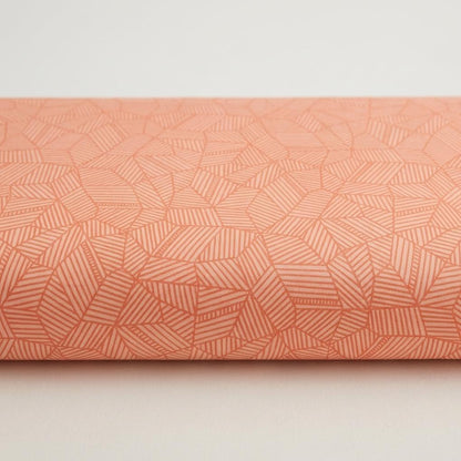 Bountiful Fields Coral Fabric | Summer Homestead by Sewcial Bee Collective | Art Gallery Fabrics Geometric Blender Cotton Fabric