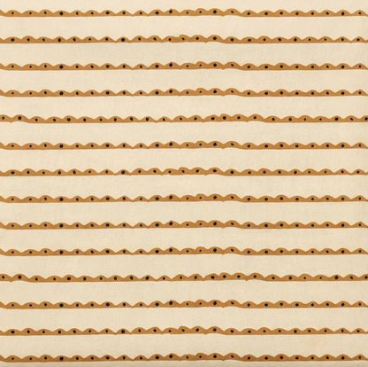 Dreamy Lace Stripe Fabric Cream | Summer Homestead by Sewcial Bee Collective | Art Gallery Fabrics Scallop Stripe Cotton Fabric