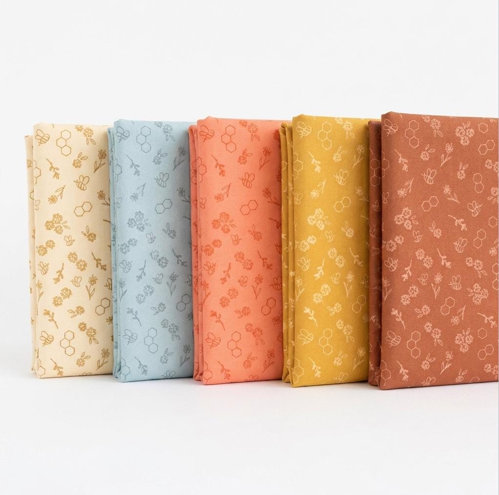 Bumble & Bloom Blender Bundle, 5-pc Fat Quarter Bundle