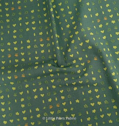 Golden Meadow Garden FQ Bundle, 10 Piece AGF Summer Homestead Fabric Bundle, Floral Quilting Cotton, Honey & Green Farmhouse Fabric Set
