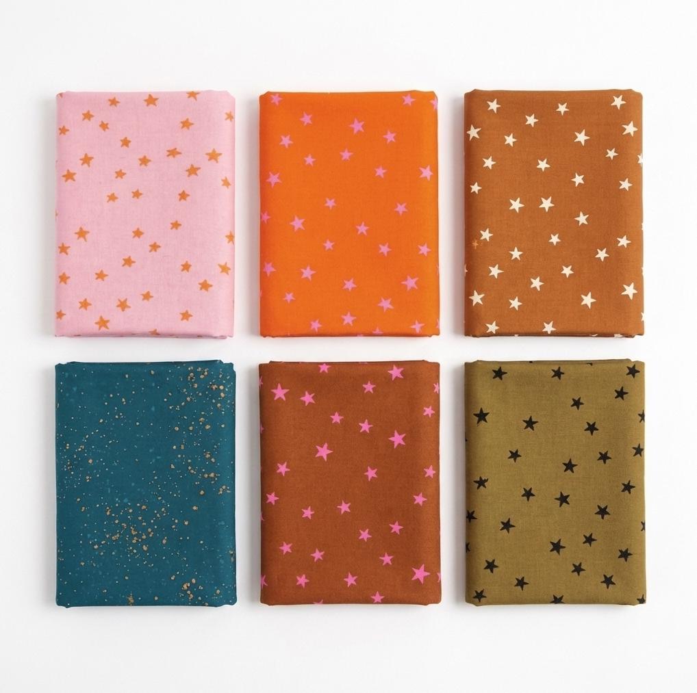 Mystic Fable Coordinates Bundle by Alexia Abegg for Ruby Star Society | Starry & Speckled Fabric Bundle | Fat Quarter or Half Yard
