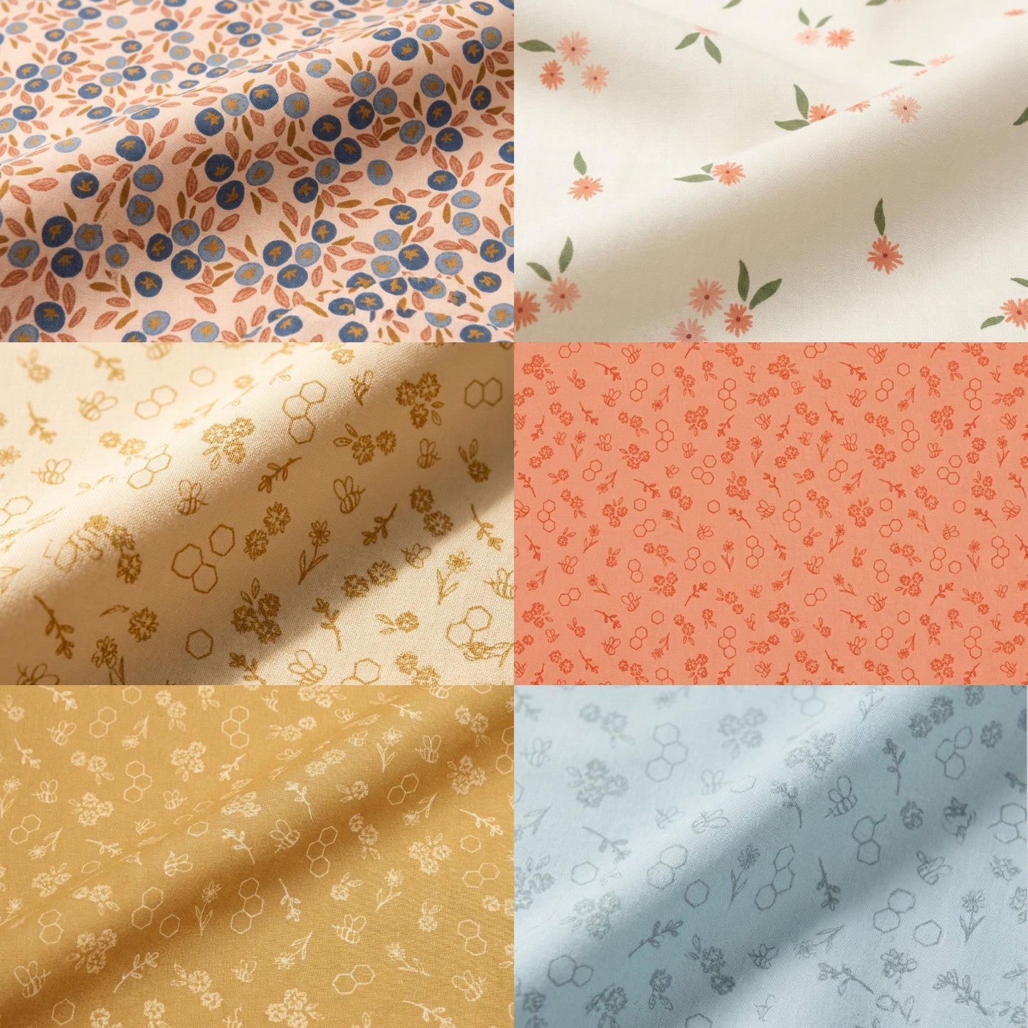 Complete Summer Homestead Fat Quarter Bundle – 30 Piece Full Collection by Sewcial Bee Collective For Art Gallery Fabrics