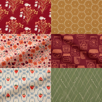 Complete Summer Homestead Fat Quarter Bundle – 30 Piece Full Collection by Sewcial Bee Collective For Art Gallery Fabrics