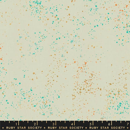 Speckled Metallic Shell RS5027 82M Ruby Star Society Fabric – Natural Cream Gold Speckled Cotton by Rashida Coleman Hale, Quilting Fabric