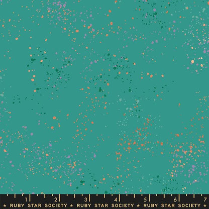Speckled Metallic Succulent RS5027 107M Ruby Star Society Fabric – Dark Green Gold Speckled Cotton by Rashida Coleman Hale