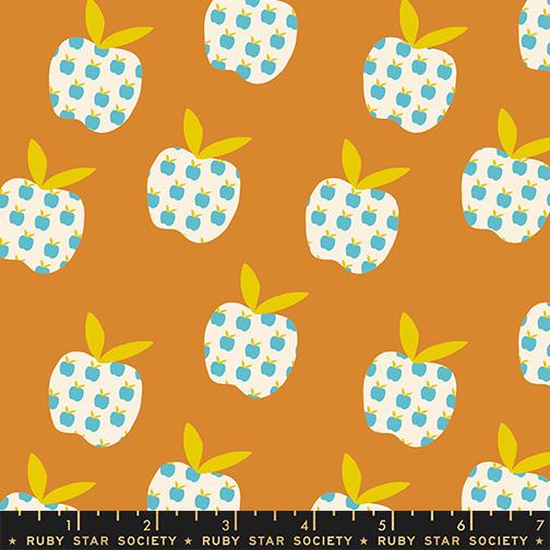 Mystic Fable Big Apple Caramel Fabric by Alexia Abegg for Ruby Star Society | Quilting Cotton Yardage | RS4149 12