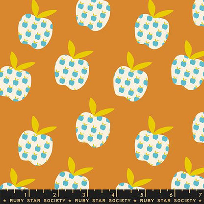 Mystic Fable Big Apple Caramel Fabric by Alexia Abegg for Ruby Star Society | Quilting Cotton Yardage | RS4149 12