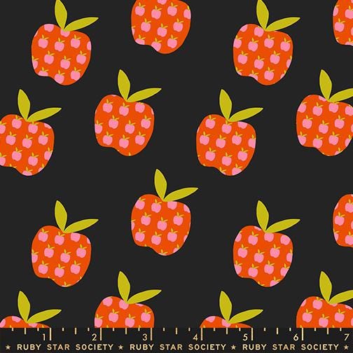 Mystic Fable Big Apple Soft Black Fabric by Alexia Abegg for Ruby Star Society | Quilting Cotton Yardage | RS4149 17