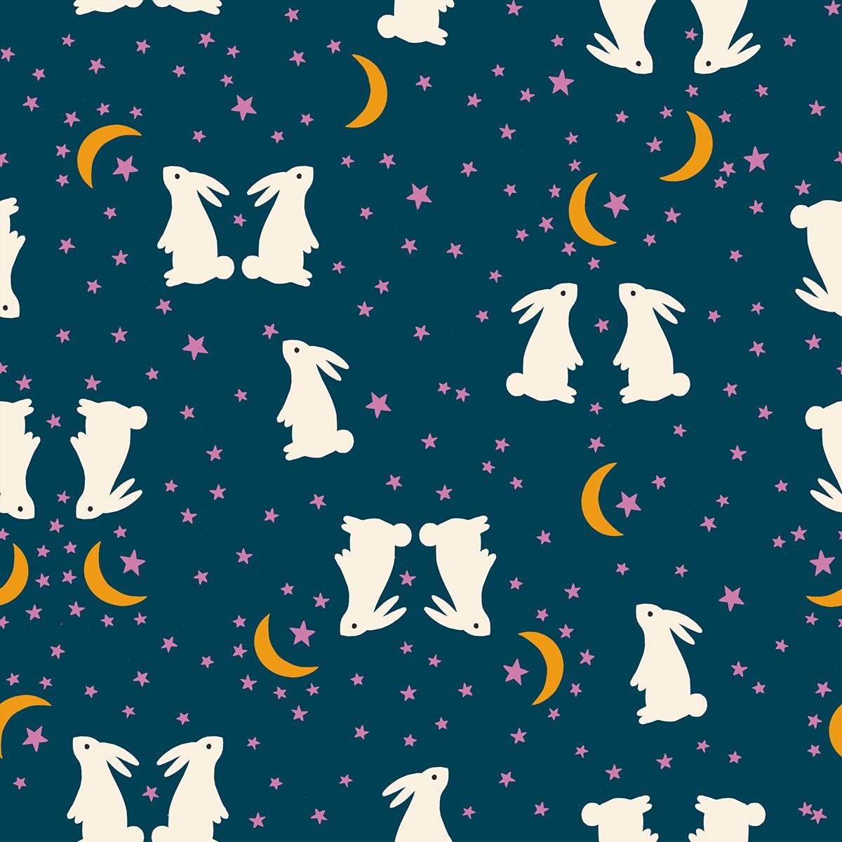 Mystic Fable Bunnies Galaxy Fabric by Alexia Abegg for Ruby Star Society | Quilting Cotton Yardage | RS4147 14