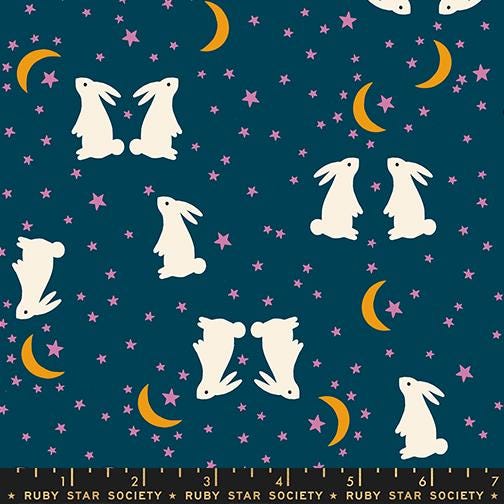 Mystic Fable Bunnies Galaxy Fabric by Alexia Abegg for Ruby Star Society | Quilting Cotton Yardage | RS4147 14