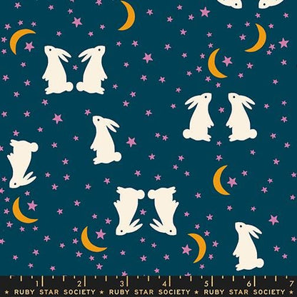 Mystic Fable Bunnies Galaxy Fabric by Alexia Abegg for Ruby Star Society | Quilting Cotton Yardage | RS4147 14