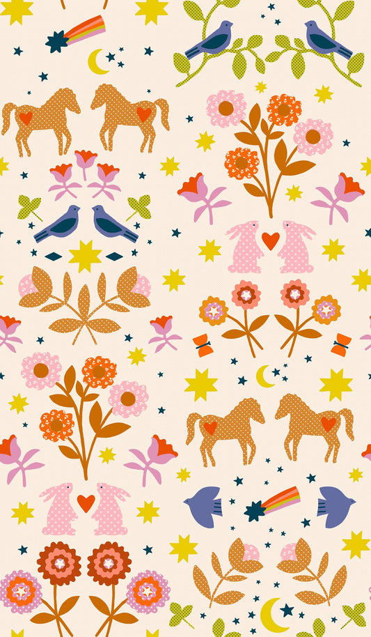 Mystic Fable Main Print Natural Fabric by Alexia Abegg for Ruby Star Society | Quilting Cotton Yardage | RS4144 11
