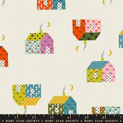 Mystic Fable Little House Natural Fabric by Alexia Abegg for Ruby Star Society | Quilting Cotton Yardage | RS4146 16