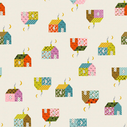 Mystic Fable Little House Natural Fabric by Alexia Abegg for Ruby Star Society | Quilting Cotton Yardage | RS4146 16
