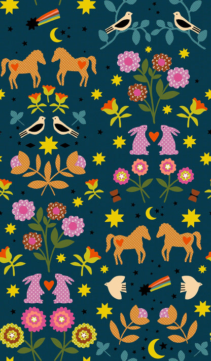 Mystic Fable Main Print Galaxy Fabric by Alexia Abegg for Ruby Star Society | Quilting Cotton Yardage | RS4144 14