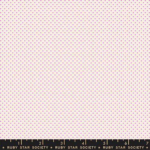 Mystic Fable Mini Dot Neon Pink Fabric by Alexia Abegg for Ruby Star Society | Quilting Cotton Yardage | RS4102 31