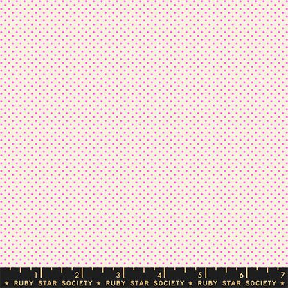 Mystic Fable Mini Dot Neon Pink Fabric by Alexia Abegg for Ruby Star Society | Quilting Cotton Yardage | RS4102 31