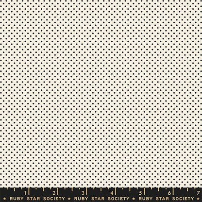 Mystic Fable Mini Dot Black on Natural Fabric by Alexia Abegg for Ruby Star Society | Quilting Cotton Yardage | RS4102 20