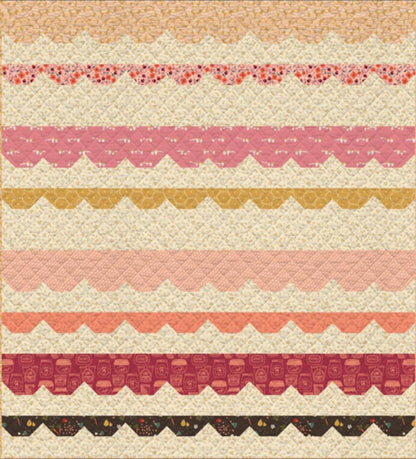 Summerberry Quilt Kit, Summer Homestead Quilt Top Kit, Strawberry Quilt Kit, Art Gallery Fabrics Sewcial Bee Collective, Beginner Quilt Kit
