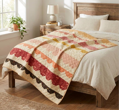 Summerberry Quilt Kit, Summer Homestead Quilt Top Kit, Strawberry Quilt Kit, Art Gallery Fabrics Sewcial Bee Collective, Beginner Quilt Kit