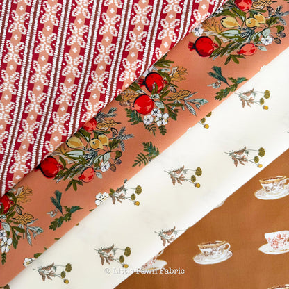Spruce Full Collection 17-piece Fat Quarter Bundle, by Sharon Holland for AGF, Complete Fabric Set Limited Quilt Fabric Bundle