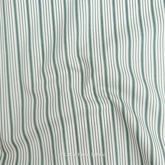 Timeless Ticking Sage Fabric Stripe SPR-42612