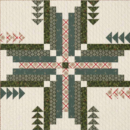 Tall Pines Quilt Kit – Quilt Top + Binding + Pattern – Sharon Holland – Art Gallery Fabrics Spruce – Modern Forest Quilt Kit – Limited