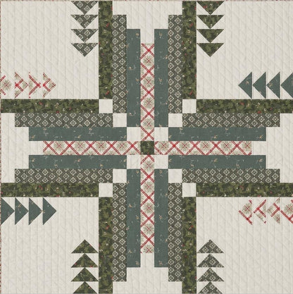 Tall Pines Quilt Pattern – Sharon Holland – Art Gallery Fabrics – Printed Quilt Pattern – Beginner Friendly Forest Quilt