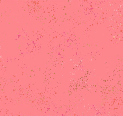 Speckled Metallic Sorbet RS5027 92M Ruby Star Society Fabric – Pink Gold Speckled Cotton by Rashida Coleman Hale – Quilting Fabric Yardage