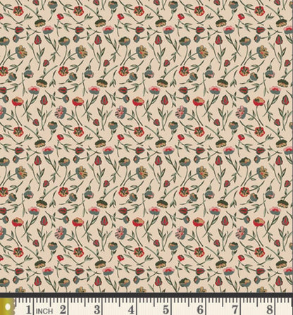 Tulip Time Wintertide Fabric Small Floral SPR-42606