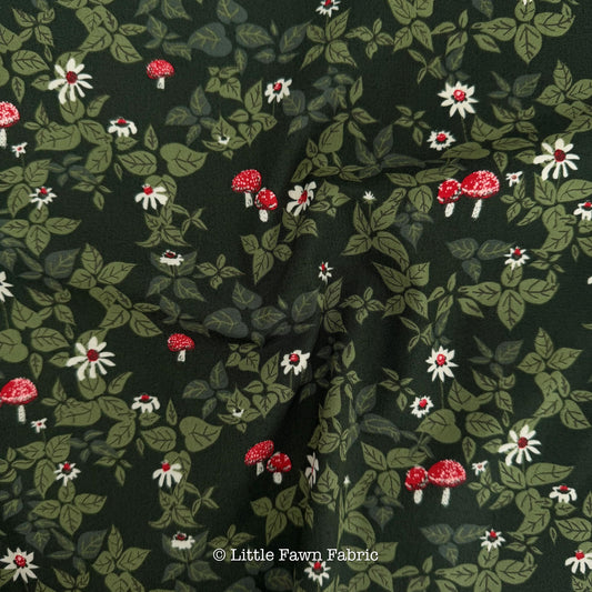 Woodland Walk Evergreen Fabric SPR-42615