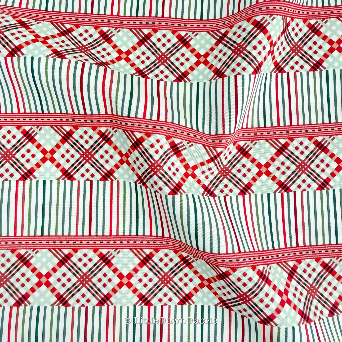 Spruce Bound Stripe Fabric BINSPR42