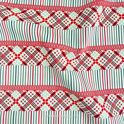 Spruce Bound Stripe Fabric BINSPR42