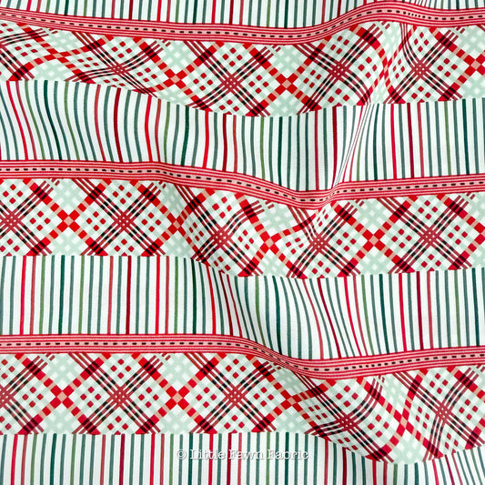 Spruce Bound Stripe Fabric BINSPR42