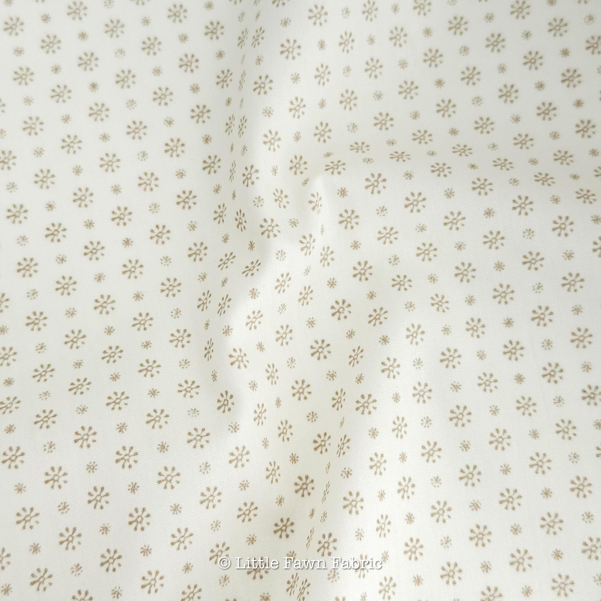 Pretty Paper Snowfall Fabric Neutral Blender SPR-42611