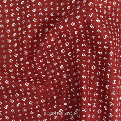 Pretty Paper Crimson Fabric Red Small Floral SPR-42601
