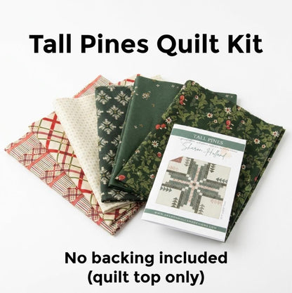 Tall Pines Quilt Kit – Quilt Top + Binding + Pattern – Sharon Holland – Art Gallery Fabrics Spruce – Modern Forest Quilt Kit – Limited