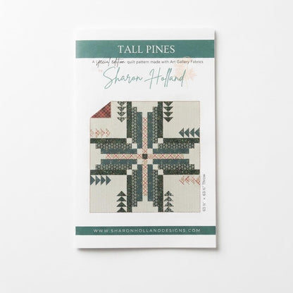 Tall Pines Quilt Pattern – Sharon Holland – Art Gallery Fabrics – Printed Quilt Pattern – Beginner Friendly Forest Quilt