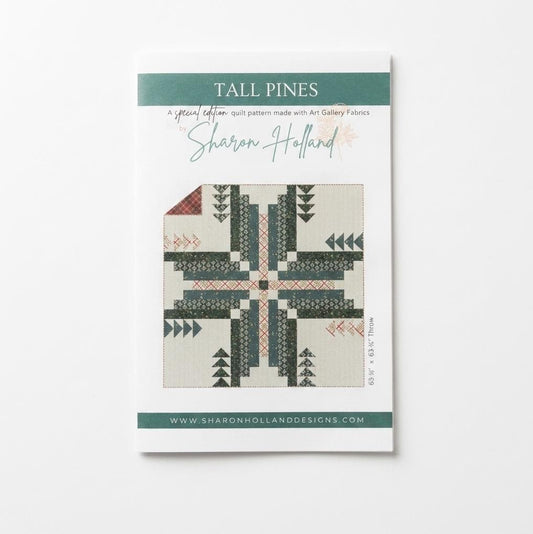 Tall Pines Quilt Pattern – Sharon Holland – Art Gallery Fabrics – Printed Quilt Pattern – Beginner Friendly Forest Quilt