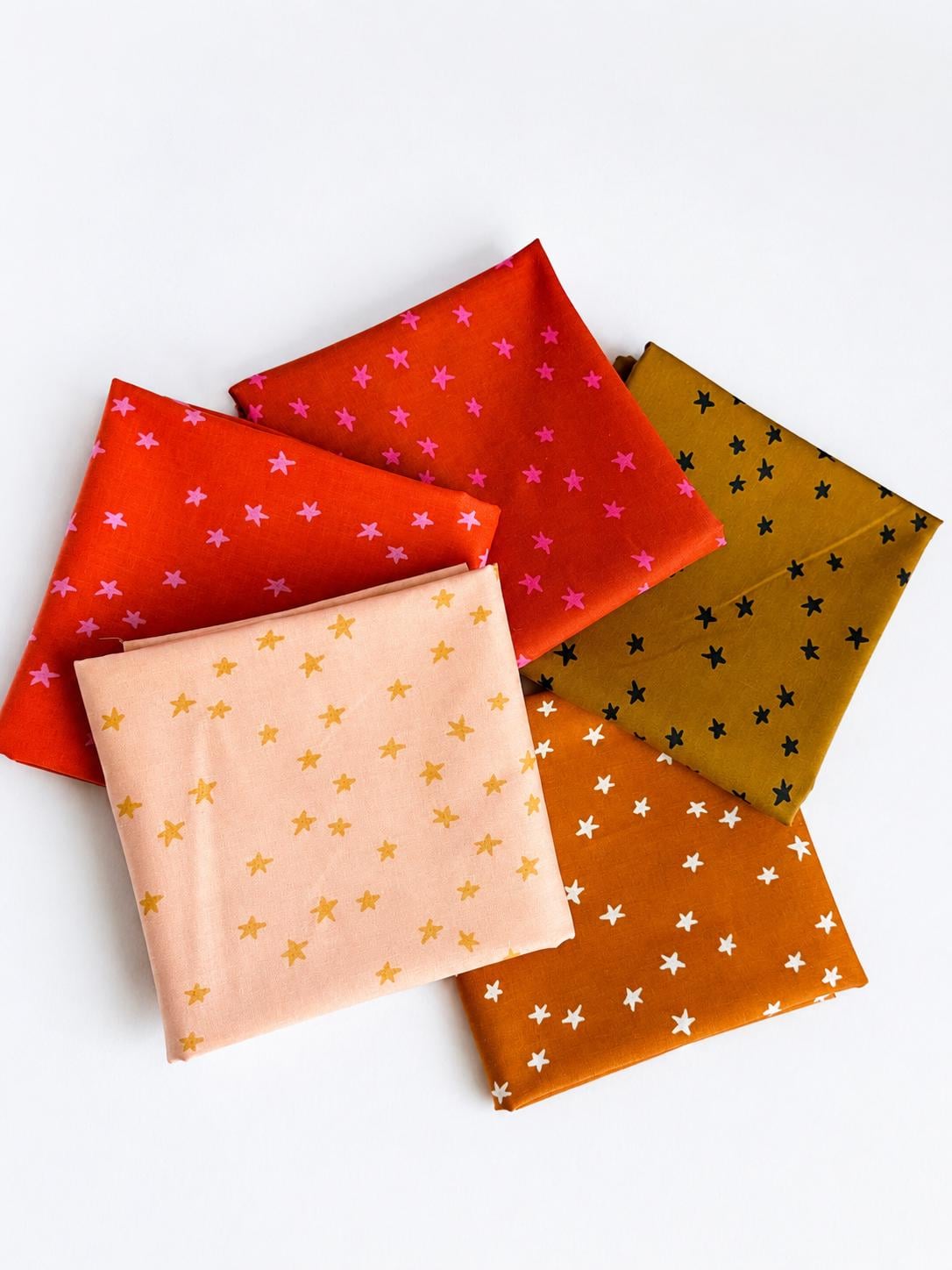 Mystic Fable Starry Bundle GEN2 – 5pc Fat Quarter or Half Yard Fabric Bundle – Ruby Star Society Coordinates