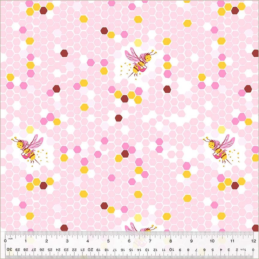 Heather Ross Garden & Meadow Fabric Bundle – Studio Edit by Windham Fabrics – Clover Strawberry Bee Mushroom Prints