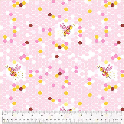 Heather Ross Garden & Meadow Fabric Bundle – Studio Edit by Windham Fabrics – Clover Strawberry Bee Mushroom Prints