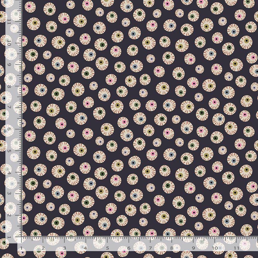 Midnight Spellbook Fabric Bundle | 5pc Fat Quarter or Half Yard Halloween Bundle | Witchy Apothecary Quilt Fabric | Dear Stella Fabrics