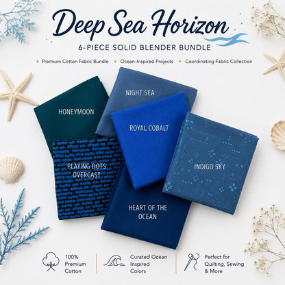 Deep Sea Horizon – 6-Piece Solid Blender Bundle